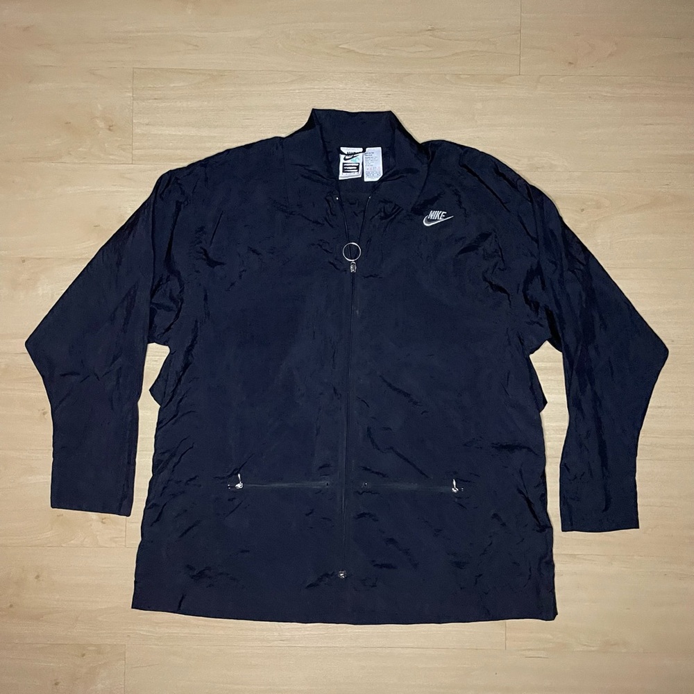Vintage Nike Elite Jacket Women's Medium Black Full Zip